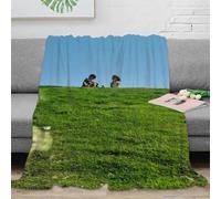 stampa 3D Children playing coperta in pile biancheria da letto morbida e calda coperta termica traspirante lavabile in lavatrice per freddo invernale all'aperto family fun 50x60inch(127x152cm)