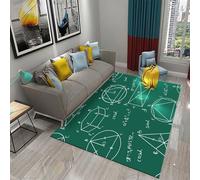 Stampa 3D Del Tappeto Del Ristorante Calcolo Di Formule Matematiche 200 X 300 Cm - Moquette Antiscivolo Per Porte Interne - Morbido Al Tatto - Fibra Di Poliestere - Facile Da Pulire - A -4348426880854