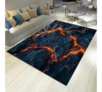 Stampa 3D Del Tappeto Per La Cameretta Dei Trama Colorata Astratta 60 X 120 Cm - Moquette Antiscivolo Per Porte Interne - Morbido Al Tatto - Fibra Di Poliestere - Facile Da Puli /3079244254496