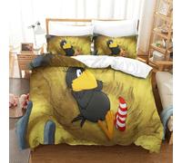 Stampa 3D Der Kleine Rabe Socke Set Di Biancheria Da Letto Con 3 Pezzi Copripiumino Morbida Microfibra Per Ragazzi E Ragazze,coppie,camera Da Letto,decorazione Super King(260x220cm)