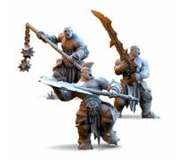 Stampa 3D Figura Wargame Nestah - Orchi Berzerkers