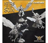 Stampa 3D Figurina Gioco Di Strategia Alti Elfi - Eroi Su Grifone