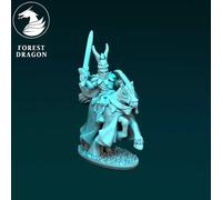 Stampa 3D Figurina Wargame Cavalieri Del Regno - Eroi A Cavallo