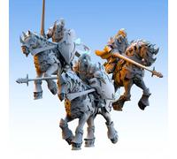 Stampa 3D Figurina Wargame Realms Of Mayhem - Cavalieri