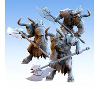 Stampa 3D Figurina Wargame Realms Of Mayhem - Minotauri