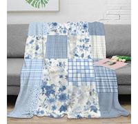 stampa 3D floreale patter coperta da camera da letto biancheria da letto non perde pelo plaid da camera morbido per regali per neo proprietari di casa Scandinavian minimal 40x50inch(100x130cm)