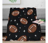 stampa 3D Football pattern coperta per tutte le stagioni microfibra biancheria da letto non perde pelo coperta versatile anti-pilling per giovani in casa cartoon sports design 80×90inch(200x230cm)