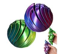 Stampa 3D - Giocattolo antistress a forma di pallina di melma, palline liquide, sfera antistress sensoriale, cursore sferico for l'ansia(2pcs-c)