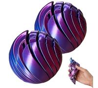 Stampa 3D - Giocattolo antistress a forma di pallina di melma, palline liquide, sfera antistress sensoriale, cursore sferico for l'ansia(2pcs-a)