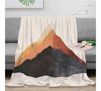 stampa 3D montagna landscape coperta da camera da letto microfibra biancheria da letto lavabile coperta da letto anti-pilling per residenze universitarie Minimalist arte 60x80inch(150x200cm)