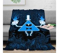 stampa 3D Mystery character coperta microfibra biancheria da letto anti-pilling e calda plaid compatto per regali di laurea cartoon fantasy design 40x50inch(100x130cm)