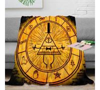 stampa 3D mystery symbol coperta da pisolino microfibra biancheria da letto lavabile coperta da ufficio morbida per regali per colleghi di lavoro fantasy arte 40x50inch(100x130cm)