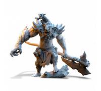 Stampa 3D Personaggio Wargame The Black Horde - Krakham, ANTICO Troll Pier