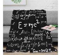 stampa 3D Physics equations coperta da camera da letto microfibra biancheria da letto anti-pilling plaid da camera morbido per regali per la camera Mathematical formulas 50x60inch(127x152cm)