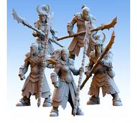 Stampa 3D statuetta Wargame Astarii - Cathay Mountains Warriers