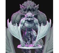 Stampa 3D Statuette Rn Studio, Il Night Under Il Bloody Moon