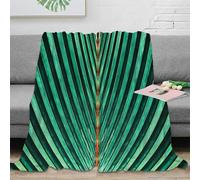 stampa 3D tropical leaf coperta da ufficio microfibra biancheria da letto compatta coperta da riposo calda per lavoratori giovani a distanza nature pattern design 70×80inch(180x200cm)