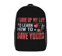 Stampa 3D Zainetto Scuola Medicine Study Saying Borse Da Scuola Multicolor Rucksack Per Scuola, Idea Regalo, Studenti, 42X32X14Cm