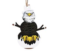 Stampa a forma di pupazzo di neve con stampa intagliata a forma di pupazzo di neve, in legno naturale con finitura brunita artigianale, 4 forme festive e 1/2/4/6 opzioni multipack