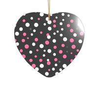 Stampa a pois neri, regali per addio al nubilato, ornamento natalizio Mr & Mrs, un regalo unico per il ricordo di nozze