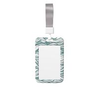 Stampa a righe ondulate verdi Custodia protettiva di marca industriale trasparente trasparente impermeabile pellicola utilizzata per vendite supermercati e uffici