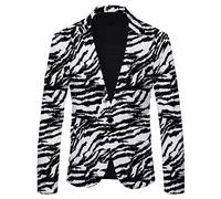 Stampa a strisce da uomo, alla moda, alla moda, cappotto, portafoglio casual da uomo, grigio scuro, L, Cappotto kimono
