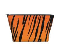 Stampa a strisce tigrate, Borsa da toilette Borsa per trucco Borsa per cosmetici Borsa da toilette da viaggio portatile