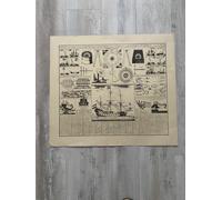 STAMPA A TORCHIO ARTIGIANATO FIORENTINO STRUMENTI & ARCHITETTURE NAVALI 57 x 75