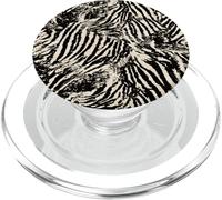 Stampa Animale Astratta Maximalist Safari Zebrata PopSockets PopGrip per MagSafe