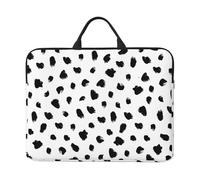 Stampa animale dalmata pittorica, Custodia per laptop da 14 pollici, borsa per notebook, custodia per laptop, valigetta con maniglia