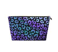 Stampa animale esotica leopardo colorato, Borsa per il trucco Borsa per cosmetici Borsa da toilette da viaggio portatile Borsa da toilette
