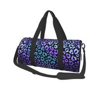 Stampa animale esotica leopardo colorato, Borsone da viaggio di grande capacità Borsa rotonda Borsa da viaggio sportiva Borsa da viaggio Borsa da fitness
