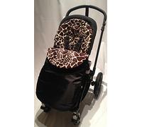 Stampa animale imbottito coprigambe/Cosy Toes compatibile con Phil & Teds Navigator/DOT - giraffa