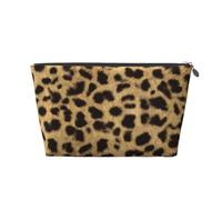 Stampa animalier leopardata, Borsa da toilette Borsa per trucco Borsa per cosmetici Borsa da toilette da viaggio portatile