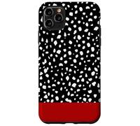 Stampa animalier rossa con macchie dalmate Custodia per iPhone 11 Pro Max