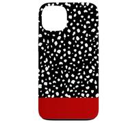 Stampa animalier rossa con macchie dalmate Custodia per iPhone 13