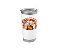 Stampa animalier Thankful Grateful & Blessed Thanksgiving Thanksgiving Bicchiere termico in acciaio inox doppia parete