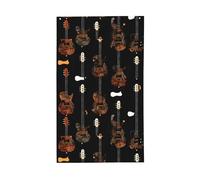 Stampa artistica a forma di chitarra, bandiera decorativa per esterni, giardino, patio, cassetta postale, veranda