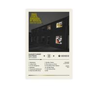 Stampa artistica Arctic Monkeys Favourite Worst Nightmare su tela, copertina album, decorazione soggiorno e camera da letto, senza cornice, 30 x 45
