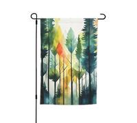 Stampa artistica con albero per qualsiasi occasione, giardino, tutte le stagioni, bandiera esterna per cortili, bandiere