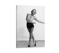 Stampa artistica da parete con cantante americana Doris Day, stampa artistica da parete su tela, poster artistico per stanza, 40 x 60 cm