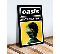 Stampa artistica da parete con cornice profonda di Oasis Gallaser Whats the Story, 76 cm x 50 cm