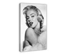 Stampa artistica da parete con foto vintage dell'età dell'oro Hollywood Schauspielerin, decorazione artistica da parete per soggiorno e camera da letto, 50 x 75 cm