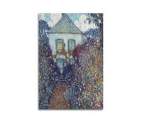 Stampa artistica da parete con Henri Eugene Augustin Le Sidaner, la casa di Jean Jacques Rousseau, decorazione per la casa, 30 x 45 cm