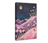 Stampa artistica da parete con montagne magiche, per soggiorno, camera da letto, 60 x 90 cm