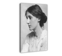 Stampa artistica da parete con ritratto vintage femminismo di Virginia Woolf, decorazione artistica da parete per soggiorno e camera da letto, 30 x 45 cm