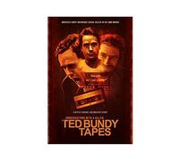 Stampa artistica da parete con scritta "Conversations with a killer" TED BUNDY TAPES, decorazione artistica da parete per soggiorno, camera da letto, senza cornice, 30 x 45 cm