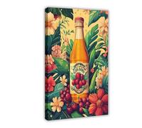 Stampa artistica da parete con soda brasiliana guaranà, stampa artistica da parete per soggiorno e camera da letto, 30 x 45 cm