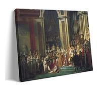 Stampa artistica da parete con stampa artistica da appendere alla parete dell'incoronazione di Napoleone di Jacques Louis David, decorazione per camera da letto, regalo, 60 x 90 cm