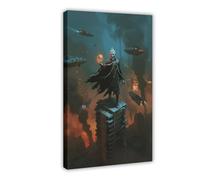 Stampa artistica da parete con stampa del film The Evil of The Dark City (2) per soggiorno, camera da letto, 30 x 45 cm